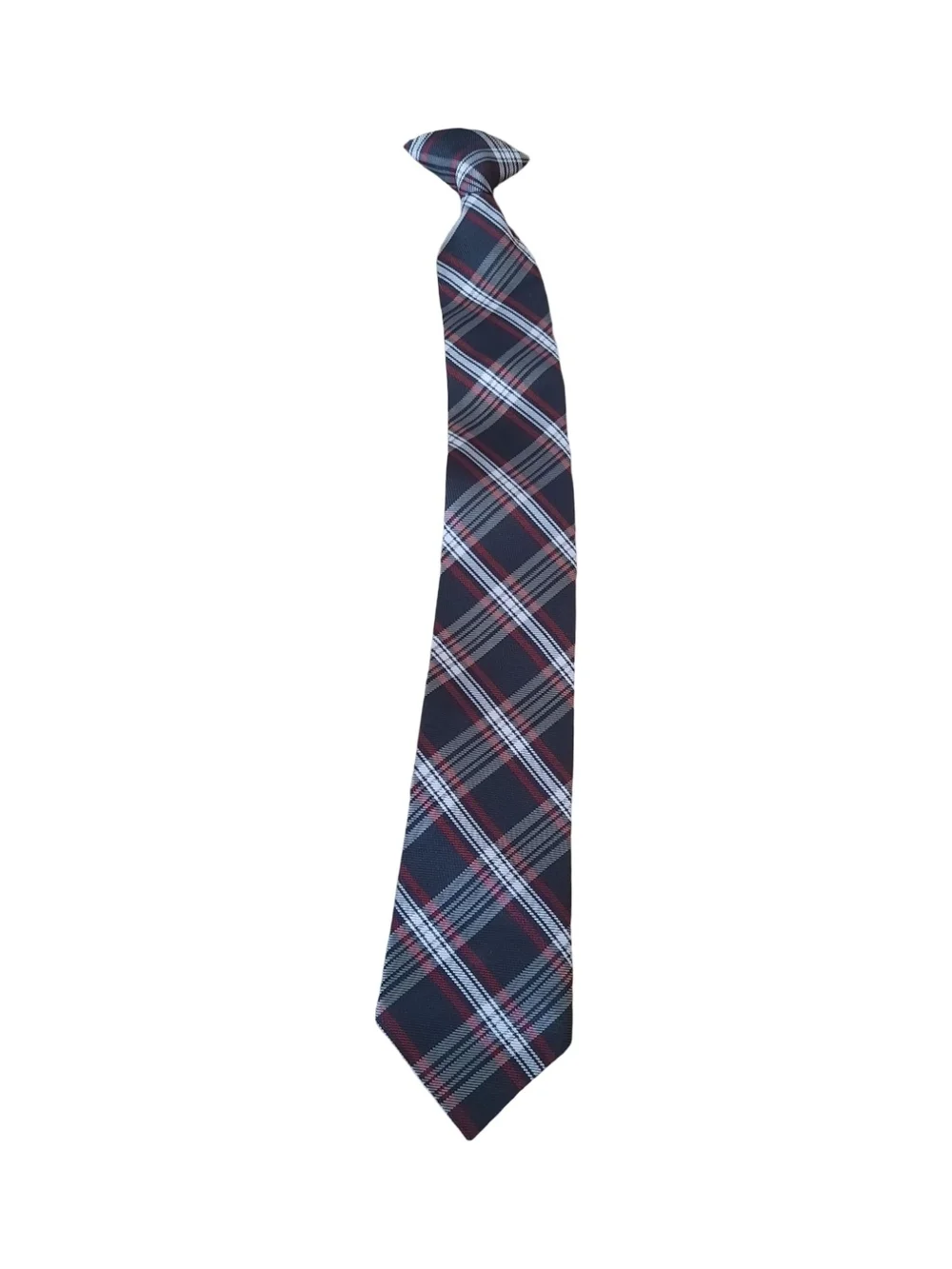 Classic Navy Plaid Men's Tie - Unbranded